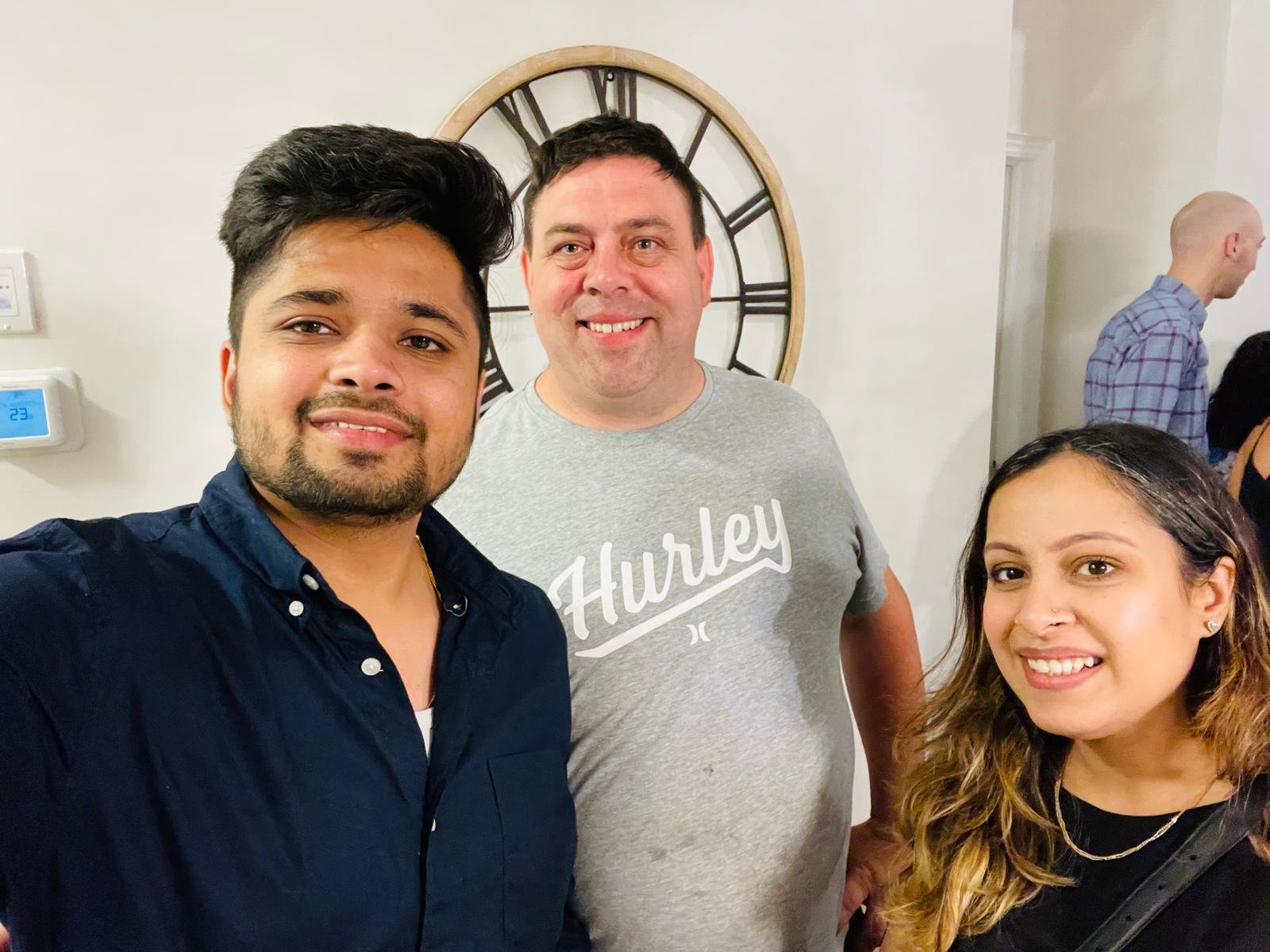 Shivam Taneja at a community event